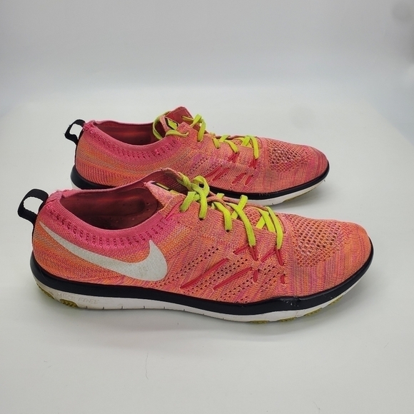 Nike Free TR Focus FK OC Womens 10 Running Shoes 843987 999 Pink-Multi Color - Picture 7 of 15